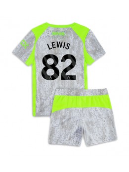 Manchester City Rico Lewis #82 Replika Tredje Kläder Barn 2025-26 Kortärmad (+ byxor)